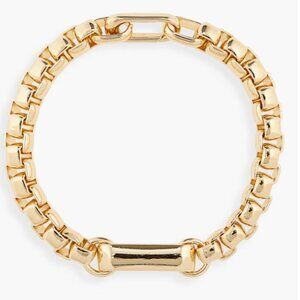 LAURA LOMBARDI LEILA CHUNKY BOX LINK BRACELET